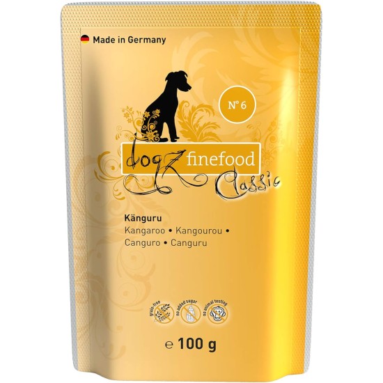 Wet Dog Food - N° 4 Chicken & Pheasant - Delicatessen Wet Food for Dogs & Puppies - Grain-Free & Sugar-Free - High Meat Content, 12 x 100 g Bags Wet Dog Food - N° 4 Chicken & Pheasant - Delicatessen Wet Food for Dogs & Puppies - Grain-Free & Sugar-Free - High Meat Content, 12 x 100 g Bags
