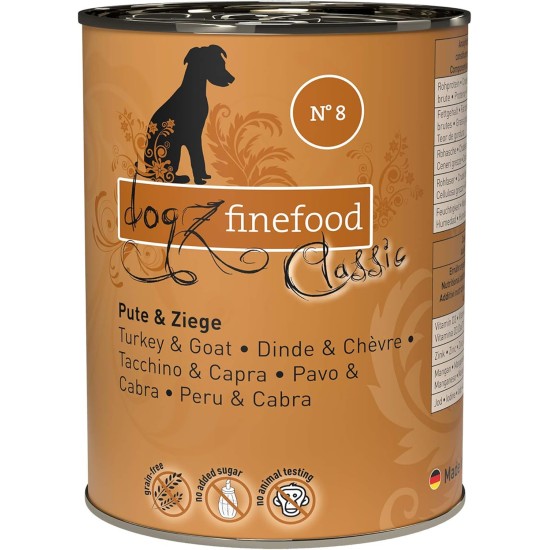 Wet Dog Food - N° 4 Chicken & Pheasant - Delicatessen Wet Food for Dogs & Puppies - Grain-Free & Sugar-Free - High Meat Content, 12 x 100 g Bags Wet Dog Food - N° 4 Chicken & Pheasant - Delicatessen Wet Food for Dogs & Puppies - Grain-Free & Sugar-Free - High Meat Content, 12 x 100 g Bags