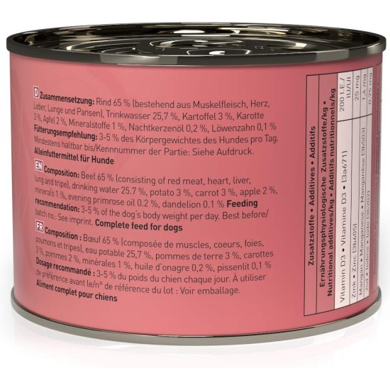 Wet Dog Food - N° 4 Chicken & Pheasant - Delicatessen Wet Food for Dogs & Puppies - Grain-Free & Sugar-Free - High Meat Content, 12 x 100 g Bags Wet Dog Food - N° 4 Chicken & Pheasant - Delicatessen Wet Food for Dogs & Puppies - Grain-Free & Sugar-Free - High Meat Content, 12 x 100 g Bags