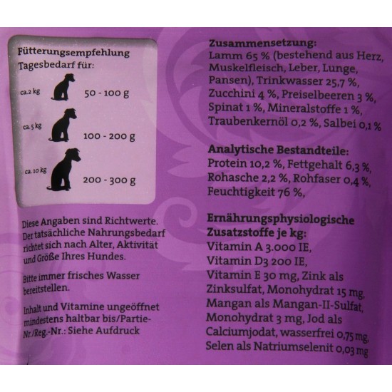 Wet Dog Food - N° 4 Chicken & Pheasant - Delicatessen Wet Food for Dogs & Puppies - Grain-Free & Sugar-Free - High Meat Content, 12 x 100 g Bags Wet Dog Food - N° 4 Chicken & Pheasant - Delicatessen Wet Food for Dogs & Puppies - Grain-Free & Sugar-Free - High Meat Content, 12 x 100 g Bags
