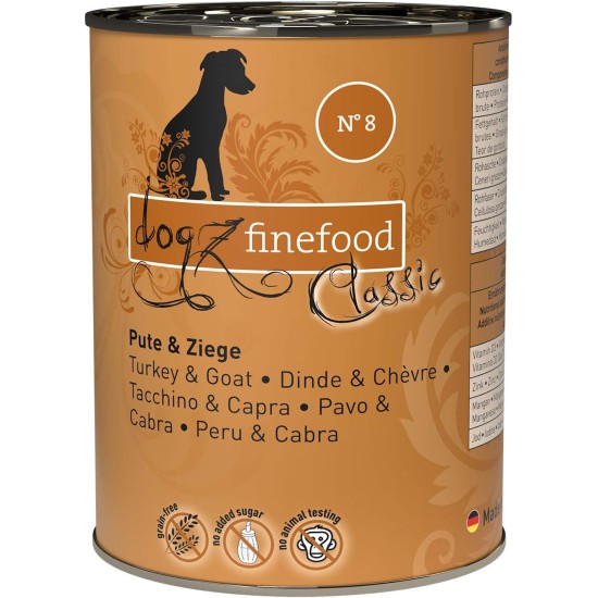 Wet Dog Food - N° 4 Chicken & Pheasant - Delicatessen Wet Food for Dogs & Puppies - Grain-Free & Sugar-Free - High Meat Content, 12 x 100 g Bags Wet Dog Food - N° 4 Chicken & Pheasant - Delicatessen Wet Food for Dogs & Puppies - Grain-Free & Sugar-Free - High Meat Content, 12 x 100 g Bags