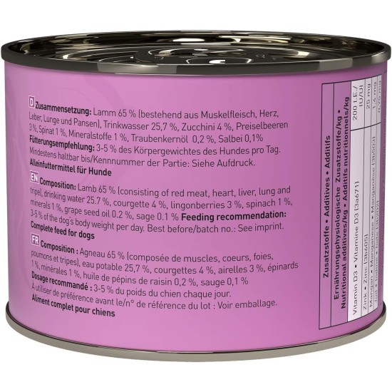 Wet Dog Food - N° 4 Chicken & Pheasant - Delicatessen Wet Food for Dogs & Puppies - Grain-Free & Sugar-Free - High Meat Content, 12 x 100 g Bags Wet Dog Food - N° 4 Chicken & Pheasant - Delicatessen Wet Food for Dogs & Puppies - Grain-Free & Sugar-Free - High Meat Content, 12 x 100 g Bags