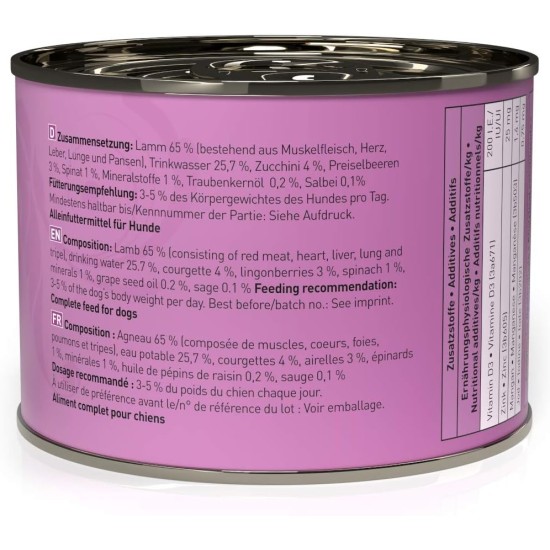 Wet Dog Food - N° 4 Chicken & Pheasant - Delicatessen Wet Food for Dogs & Puppies - Grain-Free & Sugar-Free - High Meat Content, 12 x 100 g Bags Wet Dog Food - N° 4 Chicken & Pheasant - Delicatessen Wet Food for Dogs & Puppies - Grain-Free & Sugar-Free - High Meat Content, 12 x 100 g Bags