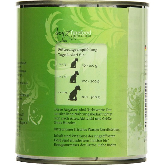 Wet Dog Food - N° 4 Chicken & Pheasant - Delicatessen Wet Food for Dogs & Puppies - Grain-Free & Sugar-Free - High Meat Content, 12 x 100 g Bags Wet Dog Food - N° 4 Chicken & Pheasant - Delicatessen Wet Food for Dogs & Puppies - Grain-Free & Sugar-Free - High Meat Content, 12 x 100 g Bags