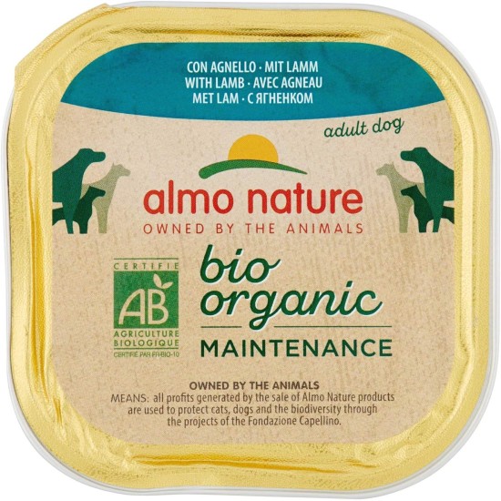 almo nature Bio Organic Maintenance Wet Food for Dogs with Chicken and Vegetables 9 Pack (9 x 300 g) almo nature Bio Organic Maintenance Wet Food for Dogs with Chicken and Vegetables 9 Pack (9 x 300 g)