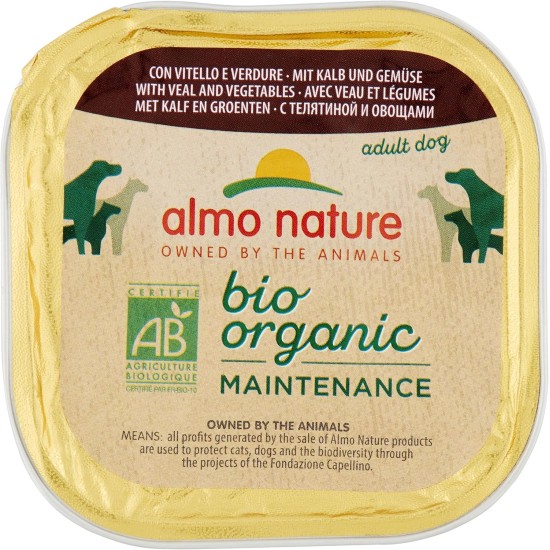 almo nature Bio Organic Maintenance Wet Food for Dogs with Chicken and Vegetables 9 Pack (9 x 300 g) almo nature Bio Organic Maintenance Wet Food for Dogs with Chicken and Vegetables 9 Pack (9 x 300 g)