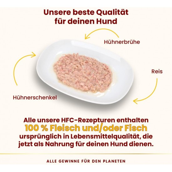 almo nature HFC Natural - Wet Food for Dogs with Chicken with Carrots and Rice Originally Food Grade and Are Now Used for Dog Food. almo nature HFC Natural - Wet Food for Dogs with Chicken with Carrots and Rice Originally Food Grade and Are Now Used for Dog Food.