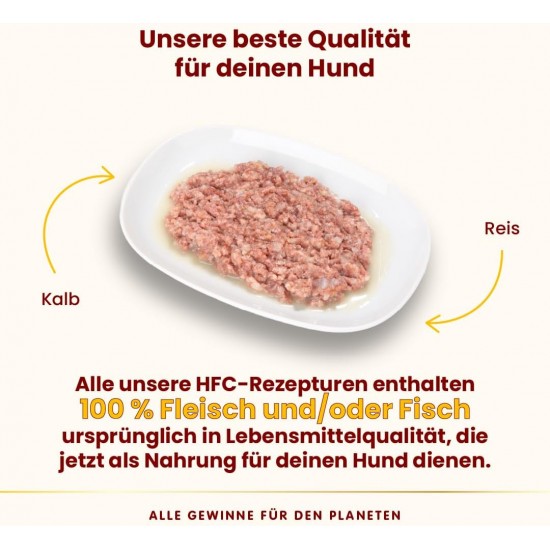 almo nature HFC Natural - Wet Food for Dogs with Chicken with Carrots and Rice Originally Food Grade and Are Now Used for Dog Food. almo nature HFC Natural - Wet Food for Dogs with Chicken with Carrots and Rice Originally Food Grade and Are Now Used for Dog Food.