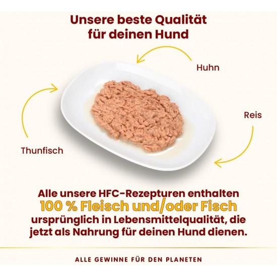 almo nature HFC Natural - Wet Food for Dogs with Chicken with Carrots and Rice Originally Food Grade and Are Now Used for Dog Food. almo nature HFC Natural - Wet Food for Dogs with Chicken with Carrots and Rice Originally Food Grade and Are Now Used for Dog Food.