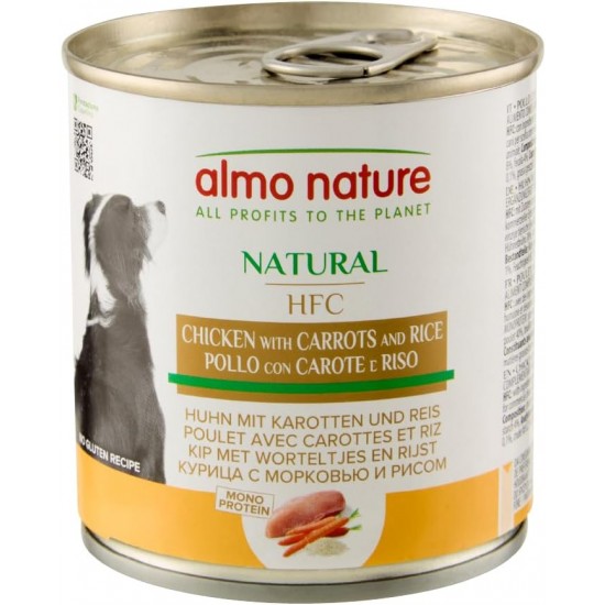 almo nature HFC Natural - Wet Food for Dogs with Chicken with Carrots and Rice Originally Food Grade and Are Now Used for Dog Food. almo nature HFC Natural - Wet Food for Dogs with Chicken with Carrots and Rice Originally Food Grade and Are Now Used for Dog Food.