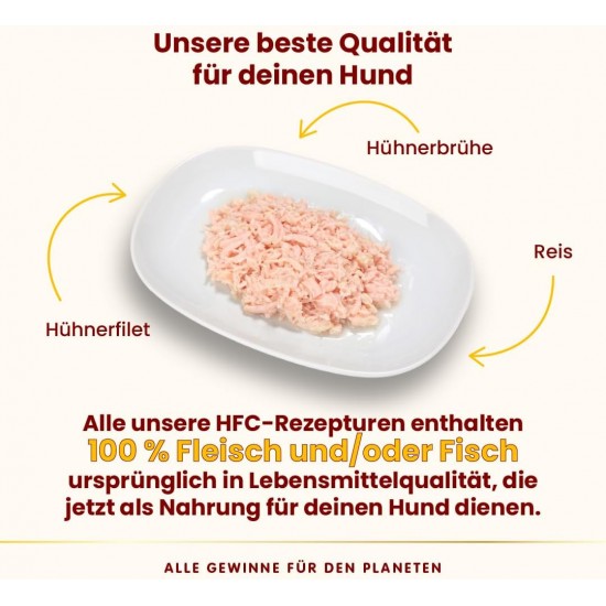 almo nature HFC Natural - Wet Food for Dogs with Chicken with Carrots and Rice Originally Food Grade and Are Now Used for Dog Food. almo nature HFC Natural - Wet Food for Dogs with Chicken with Carrots and Rice Originally Food Grade and Are Now Used for Dog Food.