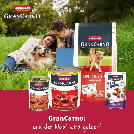 animonda Gran Carno Adult Dog Food, Wet Food for Adult Dogs, Mix 3, 6 x 800 g animonda Gran Carno Adult Dog Food, Wet Food for Adult Dogs, Mix 3, 6 x 800 g