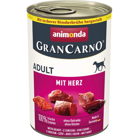 animonda GranCarno Adult Dog Food, Wet Dog Food for Adult Dogs, Beef & Lamb, 6 x 800 g animonda GranCarno Adult Dog Food, Wet Dog Food for Adult Dogs, Beef & Lamb, 6 x 800 g