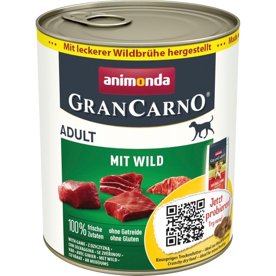animonda GranCarno Adult Dog Food, Wet Dog Food for Adult Dogs, Beef & Lamb, 6 x 800 g animonda GranCarno Adult Dog Food, Wet Dog Food for Adult Dogs, Beef & Lamb, 6 x 800 g