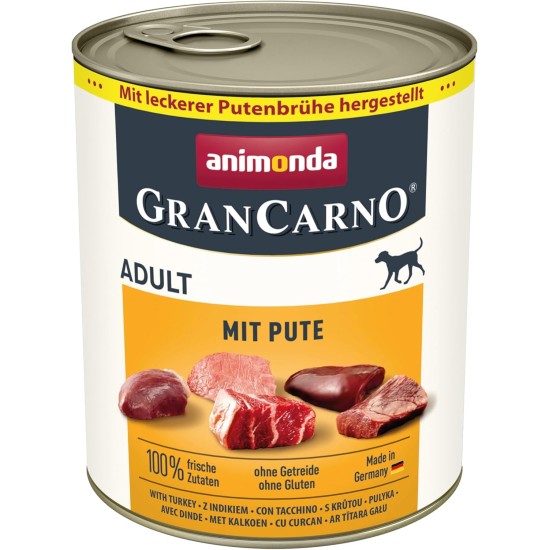 animonda GranCarno Adult Dog Food, Wet Dog Food for Adult Dogs, Beef & Lamb, 6 x 800 g animonda GranCarno Adult Dog Food, Wet Dog Food for Adult Dogs, Beef & Lamb, 6 x 800 g