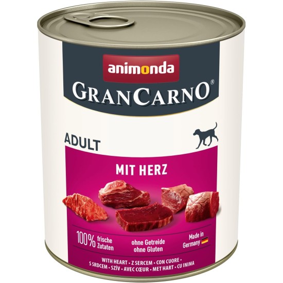 animonda GranCarno Adult Dog Food, Wet Dog Food for Adult Dogs, Beef & Lamb, 6 x 800 g animonda GranCarno Adult Dog Food, Wet Dog Food for Adult Dogs, Beef & Lamb, 6 x 800 g