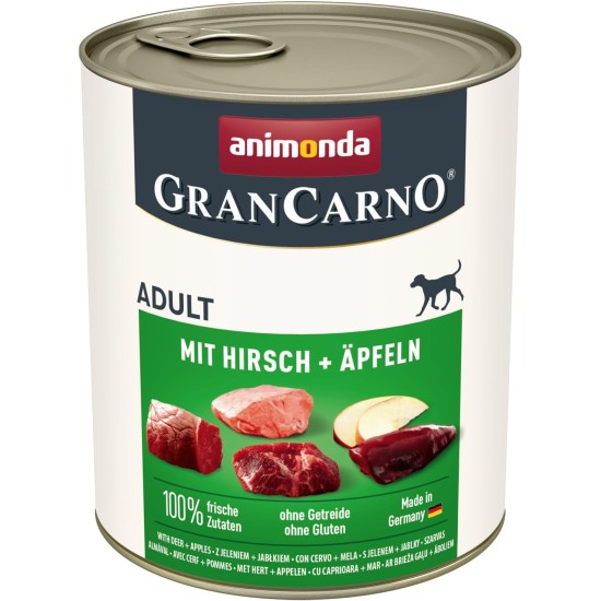 animonda GranCarno Adult Dog Food, Wet Dog Food for Adult Dogs, Beef & Lamb, 6 x 800 g animonda GranCarno Adult Dog Food, Wet Dog Food for Adult Dogs, Beef & Lamb, 6 x 800 g