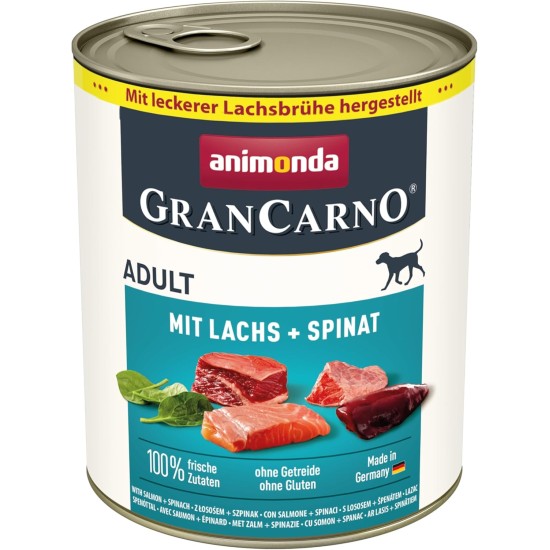 animonda GranCarno Adult Dog Food, Wet Dog Food for Adult Dogs, Beef & Lamb, 6 x 800 g animonda GranCarno Adult Dog Food, Wet Dog Food for Adult Dogs, Beef & Lamb, 6 x 800 g
