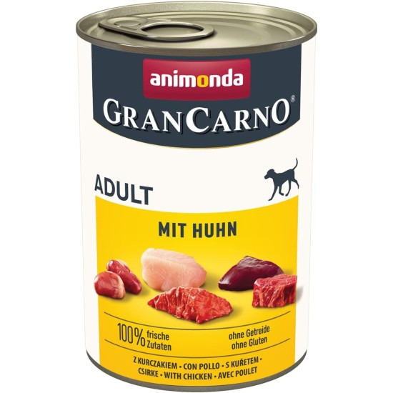 animonda GranCarno Adult Dog Food, Wet Dog Food for Adult Dogs, Beef & Lamb, 6 x 800 g animonda GranCarno Adult Dog Food, Wet Dog Food for Adult Dogs, Beef & Lamb, 6 x 800 g