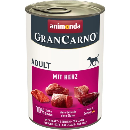animonda GranCarno Adult Dog Food, Wet Dog Food for Adult Dogs, Beef & Lamb, 6 x 800 g animonda GranCarno Adult Dog Food, Wet Dog Food for Adult Dogs, Beef & Lamb, 6 x 800 g