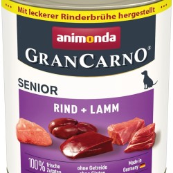 animonda GranCarno Senior Wet Food for Older Dogs from 7 Years, Various Types and Sizes, 6 x 800 g animonda GranCarno Senior Wet Food for Older Dogs from 7 Years, Various Types and Sizes, 6 x 800 g