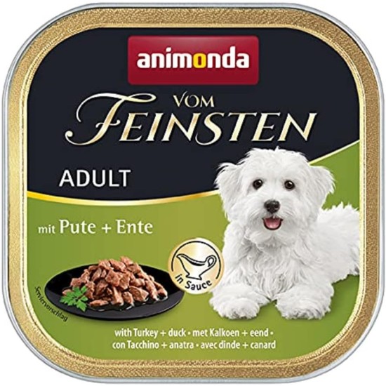 animonda Vom Feinsten Adult Dog Food, Wet Food for Adult Dogs, Gourmet Variety, 22 x 150 g animonda Vom Feinsten Adult Dog Food, Wet Food for Adult Dogs, Gourmet Variety, 22 x 150 g