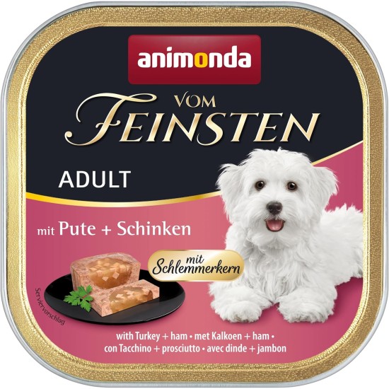 animonda Vom Feinsten Adult Dog Food, Wet Food for Adult Dogs, Gourmet Variety, 22 x 150 g animonda Vom Feinsten Adult Dog Food, Wet Food for Adult Dogs, Gourmet Variety, 22 x 150 g