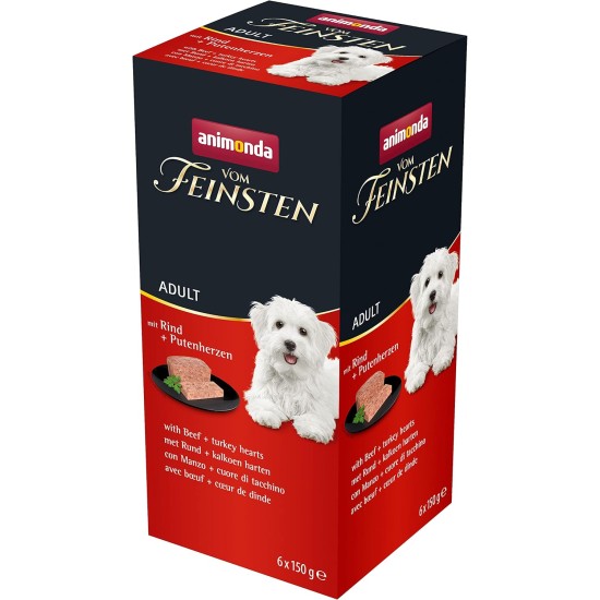 animonda Vom Feinsten Adult Dog Food, Wet Food for Adult Dogs, Gourmet Variety, 22 x 150 g animonda Vom Feinsten Adult Dog Food, Wet Food for Adult Dogs, Gourmet Variety, 22 x 150 g