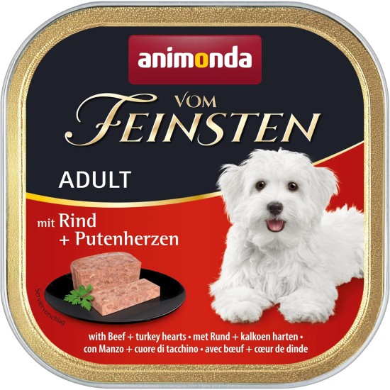 animonda Vom Feinsten Adult Dog Food, Wet Food for Adult Dogs, Gourmet Variety, 22 x 150 g animonda Vom Feinsten Adult Dog Food, Wet Food for Adult Dogs, Gourmet Variety, 22 x 150 g