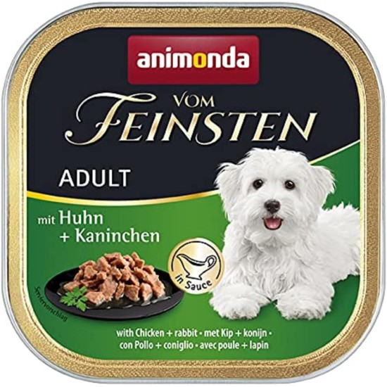 animonda Vom Feinsten Adult Dog Food, Wet Food for Adult Dogs, Gourmet Variety, 22 x 150 g animonda Vom Feinsten Adult Dog Food, Wet Food for Adult Dogs, Gourmet Variety, 22 x 150 g