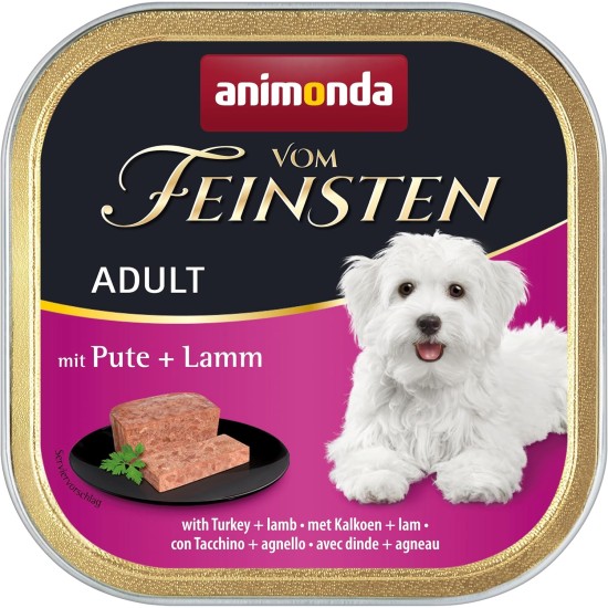 animonda Vom Feinsten Adult Dog Food, Wet Food for Adult Dogs, Gourmet Variety, 22 x 150 g animonda Vom Feinsten Adult Dog Food, Wet Food for Adult Dogs, Gourmet Variety, 22 x 150 g