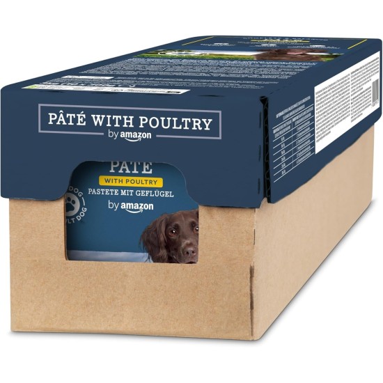 by Amazon Dog Food Pate with Poultry 300g Pack of 10 (previously Lifelong!) by Amazon Dog Food Pate with Poultry 300g Pack of 10 (previously Lifelong!)