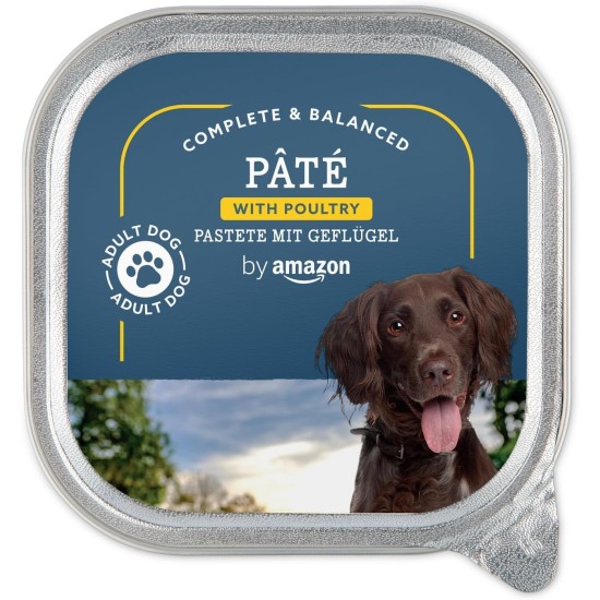 by Amazon Dog Food Pate with Poultry 300g Pack of 10 (previously Lifelong!) by Amazon Dog Food Pate with Poultry 300g Pack of 10 (previously Lifelong!)
