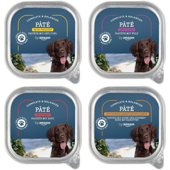 by Amazon Dog Food Pate with Poultry 300g Pack of 10 (previously Lifelong!) by Amazon Dog Food Pate with Poultry 300g Pack of 10 (previously Lifelong!)