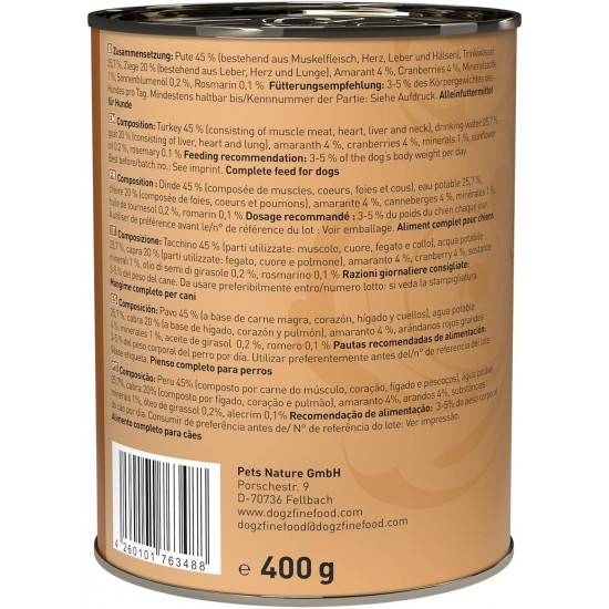 dogz finefood Wet Dog Food - N° 2 Beef - Delicatessen Wet Food for Dogs & Puppies - Grain-Free & Sugar-Free - High Meat Content, 12 x 100 g Bags dogz finefood Wet Dog Food - N° 2 Beef - Delicatessen Wet Food for Dogs & Puppies - Grain-Free & Sugar-Free - High Meat Content, 12 x 100 g Bags