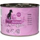 dogz finefood Wet Dog Food - N° 2 Beef - Delicatessen Wet Food for Dogs & Puppies - Grain-Free & Sugar-Free - High Meat Content, 12 x 100 g Bags