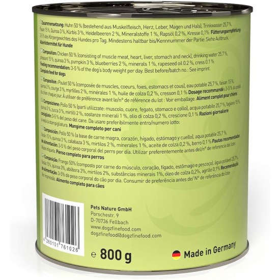 dogz finefood Wet Dog Food - N° 2 Beef - Delicatessen Wet Food for Dogs & Puppies - Grain-Free & Sugar-Free - High Meat Content, 12 x 100 g Bags dogz finefood Wet Dog Food - N° 2 Beef - Delicatessen Wet Food for Dogs & Puppies - Grain-Free & Sugar-Free - High Meat Content, 12 x 100 g Bags