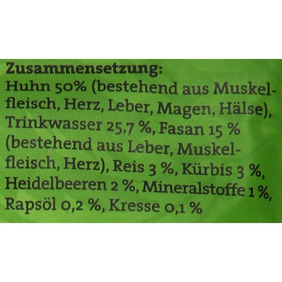 dogz finefood Wet Dog Food - N° 2 Beef - Delicatessen Wet Food for Dogs & Puppies - Grain-Free & Sugar-Free - High Meat Content, 12 x 100 g Bags dogz finefood Wet Dog Food - N° 2 Beef - Delicatessen Wet Food for Dogs & Puppies - Grain-Free & Sugar-Free - High Meat Content, 12 x 100 g Bags