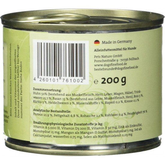 dogz finefood Wet Dog Food - N° 2 Beef - Delicatessen Wet Food for Dogs & Puppies - Grain-Free & Sugar-Free - High Meat Content, 12 x 100 g Bags dogz finefood Wet Dog Food - N° 2 Beef - Delicatessen Wet Food for Dogs & Puppies - Grain-Free & Sugar-Free - High Meat Content, 12 x 100 g Bags