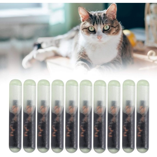 10pcs/set Antistatic Microchip Dog Chips 2.12mm Glass Pet Microchip Standard Antibacterial Animal Chip Implants Biological Electronic Marking for Identification Biomarkers 10pcs/set Antistatic Microchip Dog Chips 2.12mm Glass Pet Microchip Standard Antibacterial Animal Chip Implants Biological Electronic Marking for Identification Biomarkers