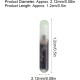 10pcs/set Antistatic Microchip Dog Chips 2.12mm Glass Pet Microchip Standard Antibacterial Animal Chip Implants Biological Electronic Marking for Identification Biomarkers 10pcs/set Antistatic Microchip Dog Chips 2.12mm Glass Pet Microchip Standard Antibacterial Animal Chip Implants Biological Electronic Marking for Identification Biomarkers