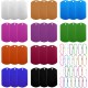 30 Pieces Colorful Dog Tags, 25 Pieces Wave Chains, Pet ID Tags, Pet Tag Pendants, Hole Tags, Square Aluminum Tags, Blank Pet Tags with Engraving 30 Pieces Colorful Dog Tags, 25 Pieces Wave Chains, Pet ID Tags, Pet Tag Pendants, Hole Tags, Square Aluminum Tags, Blank Pet Tags with Engraving