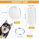 30 STK Edelstahl Anhänger Blanko Hundemarken, Metall Edelstahl Schlüsselanhänger Rohlinge, Leere Anhänger Beschriftbar Gravur für DIY Cat Dog Tags, + 30 Schlüsselringe (15 runde, 15 rechteckige) 30 STK Edelstahl Anhänger Blanko Hundemarken, Metall Edelstahl Schlüsselanhänger Rohlinge, Leere Anhänger Beschriftbar Gravur für DIY Cat Dog Tags, + 30 Schlüsselringe (15 runde, 15 rechteckige)