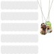 AIEX Pack of 15 Sublimation Blank Dog Tags, with 15 Ball Chains, 1 x Sublimation Band, Aluminium Dog Tags, Military for Stamping, Personalised DIY Dog Tag Necklaces (Total 31 Pieces)