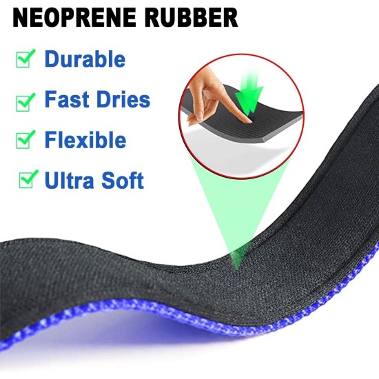 ATETEO Dog Collar, Reflective Adjustable Basic Dog Collar with Soft Neoprene Padding, Durable Nylon Pet Collars for Puppies Small Dogs ATETEO Dog Collar, Reflective Adjustable Basic Dog Collar with Soft Neoprene Padding, Durable Nylon Pet Collars for Puppies Small Dogs