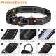 ATETEO Dog Collar, Reflective Adjustable Basic Dog Collar with Soft Neoprene Padding, Durable Nylon Pet Collars for Puppies Small Dogs ATETEO Dog Collar, Reflective Adjustable Basic Dog Collar with Soft Neoprene Padding, Durable Nylon Pet Collars for Puppies Small Dogs