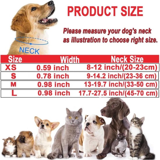ATETEO Dog Collar, Reflective Adjustable Basic Dog Collar with Soft Neoprene Padding, Purple, Small, Medium, Large Dogs ATETEO Dog Collar, Reflective Adjustable Basic Dog Collar with Soft Neoprene Padding, Purple, Small, Medium, Large Dogs
