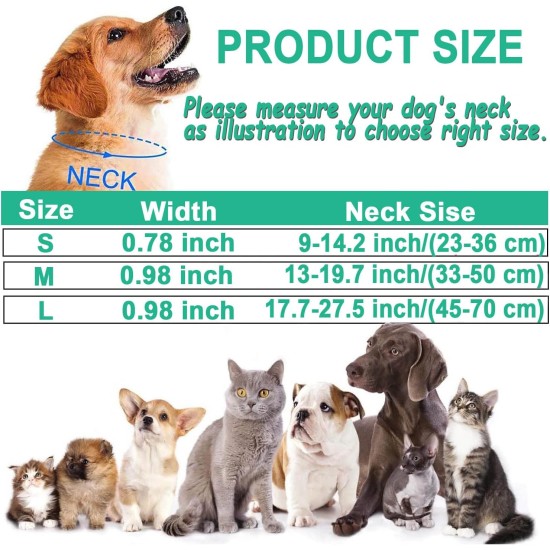 ATETEO Dog Collar, Reflective Adjustable Basic Dog Collar with Soft Neoprene Padding, Purple, Small, Medium, Large Dogs ATETEO Dog Collar, Reflective Adjustable Basic Dog Collar with Soft Neoprene Padding, Purple, Small, Medium, Large Dogs