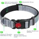 ATETEO Dog Collar, Reflective Adjustable Basic Dog Collar with Soft Neoprene Padding, Purple, Small, Medium, Large Dogs ATETEO Dog Collar, Reflective Adjustable Basic Dog Collar with Soft Neoprene Padding, Purple, Small, Medium, Large Dogs