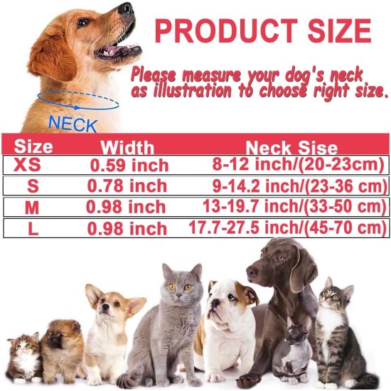 ATETEO Dog Collar, Reflective Adjustable Basic Dog Collar with Soft Neoprene Padding, Purple, Small, Medium, Large Dogs ATETEO Dog Collar, Reflective Adjustable Basic Dog Collar with Soft Neoprene Padding, Purple, Small, Medium, Large Dogs